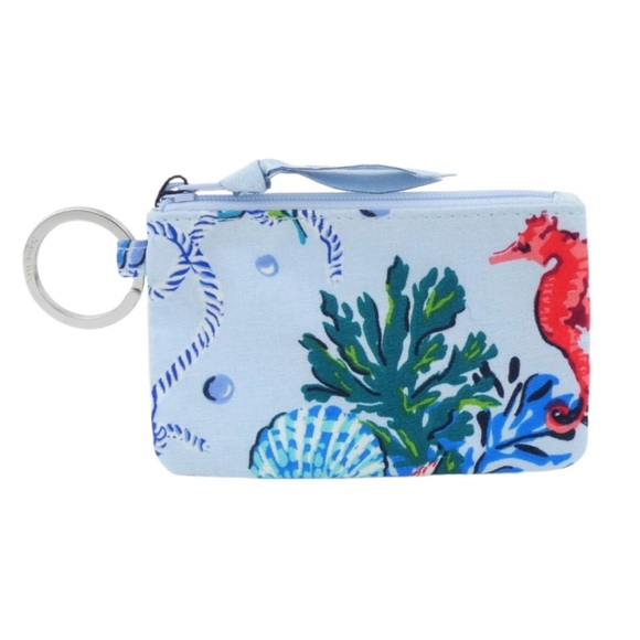 Vera Bradley Handbags - Vera Bradley Factory Style Zip ID Case in Signature Cotton- “Anchors Away (NWT)